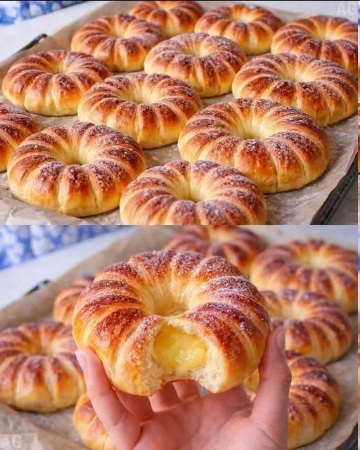 Inel de pâine dulce cu cremă de patiserie: Tradiția care parfumează casa cu dragoste