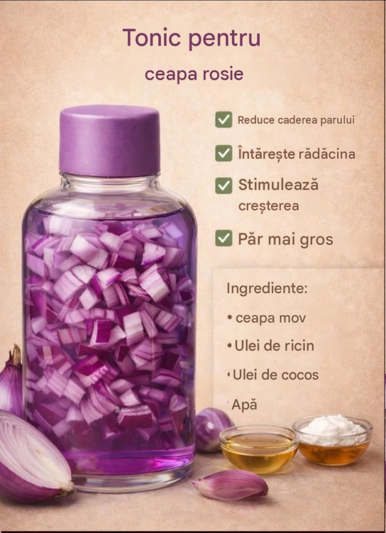 Tonic cu ceapă mov pentru creșterea părului