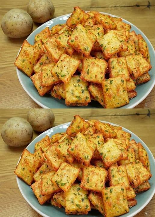 Pernuțe crocante cu brânză și cartofi: Gustarea perfectă cu doar câteva ingrediente