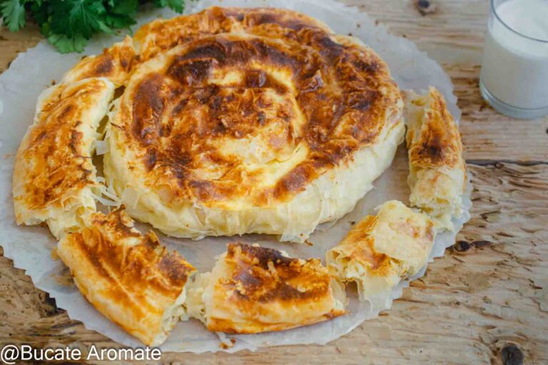 Ingrediente necesare pentru plăcinta învârtită
