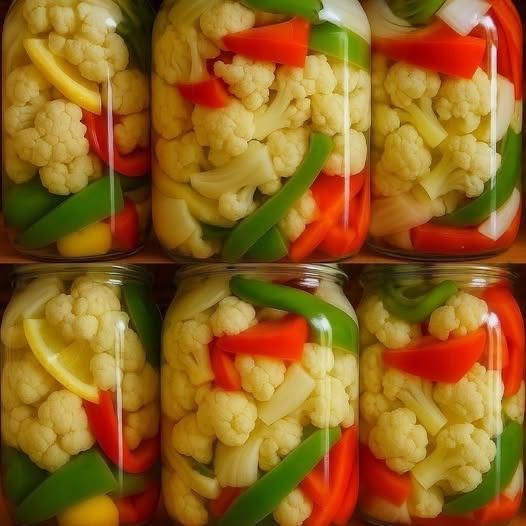 Ingrediente necesare pentru conservarea conopidei