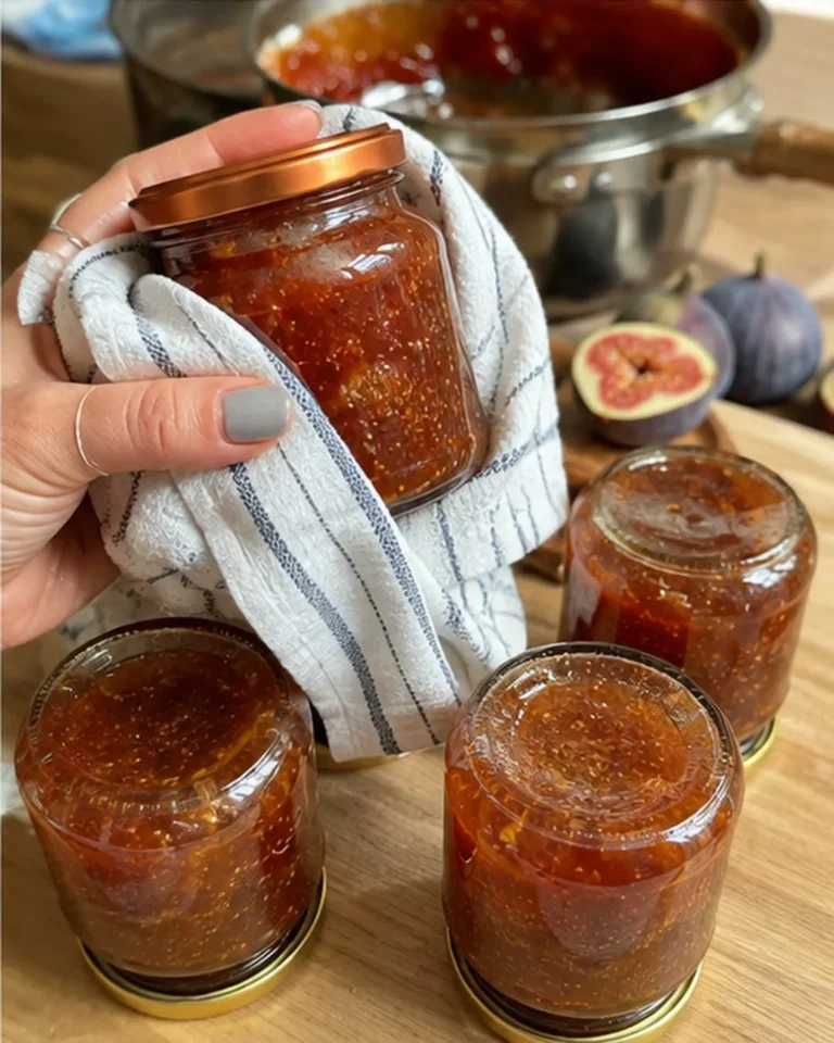 Dulceață de smochine cu lămâie, fără conservanți