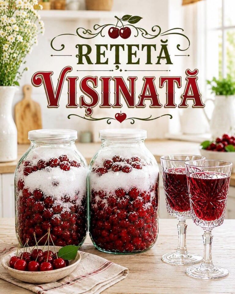Pregătesc un lichior de vișine extraordinar din doar 3 ingrediente — este atât de delicios, încât nu te mai saturi!