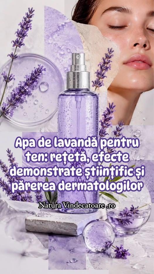 Ce conține apa de lavandă?