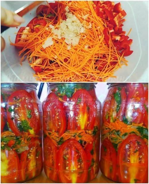Ingrediente necesare pentru roșii marinate