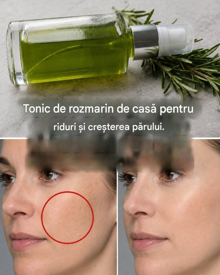 Tonic cu rozmarin pentru riduri și impurități ale pielii.