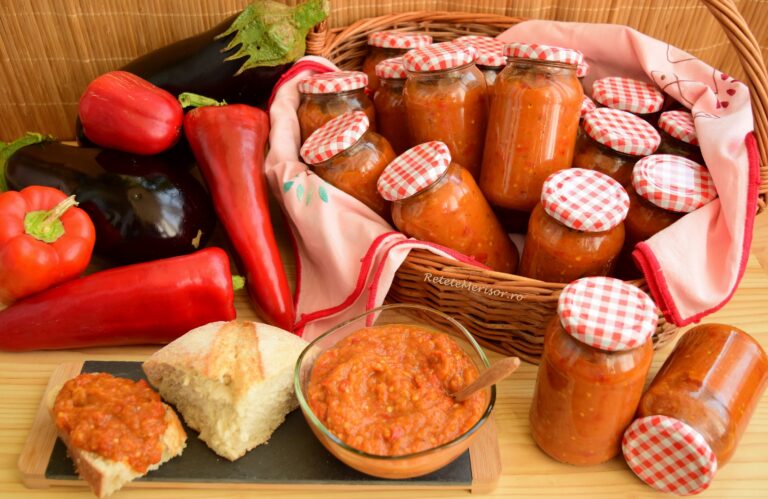Zacuscă de vinete – Rețeta clasică