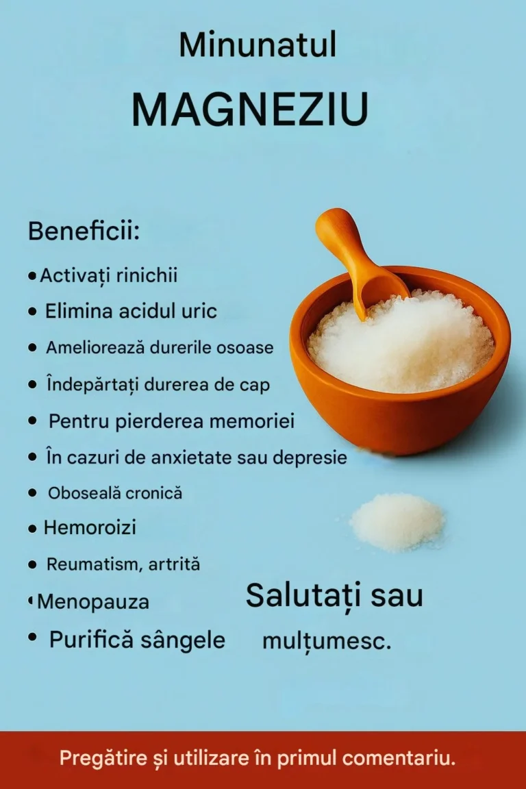 Beneficiile clorurii de magneziu pentru sanatate