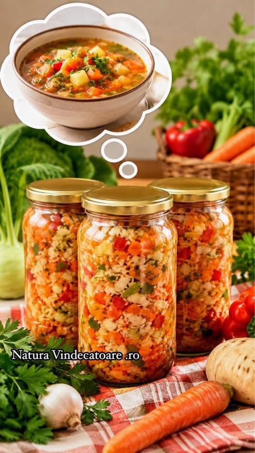 Rețetă de zarzavat de ciorbă pentru iarnă (100% natural, fără conservanți) 