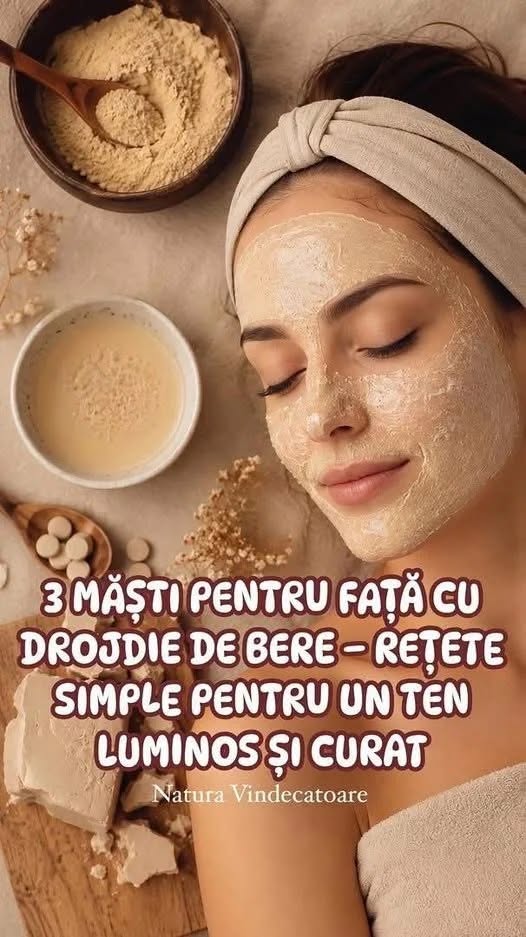 3 MĂȘTI PENTRU FAȚĂ CU DROJDIE DE BERE – REȚETE SIMPLE PENTRU UN TEN LUMINOS ȘI CURAT Descoperiți cum un ingredient comun poate transforma rutina de îngrijire a pielii Drojdia de bere este cunoscută pentru conținutul ei bogat în vitamine din complexul B, minerale și
