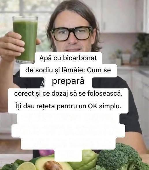 Apă cu bicarbonat de sodiu și lămâie: Cum să o prepari corect și ce dozaj să folosești. Îți voi da rețeta pentru un OK simplu
