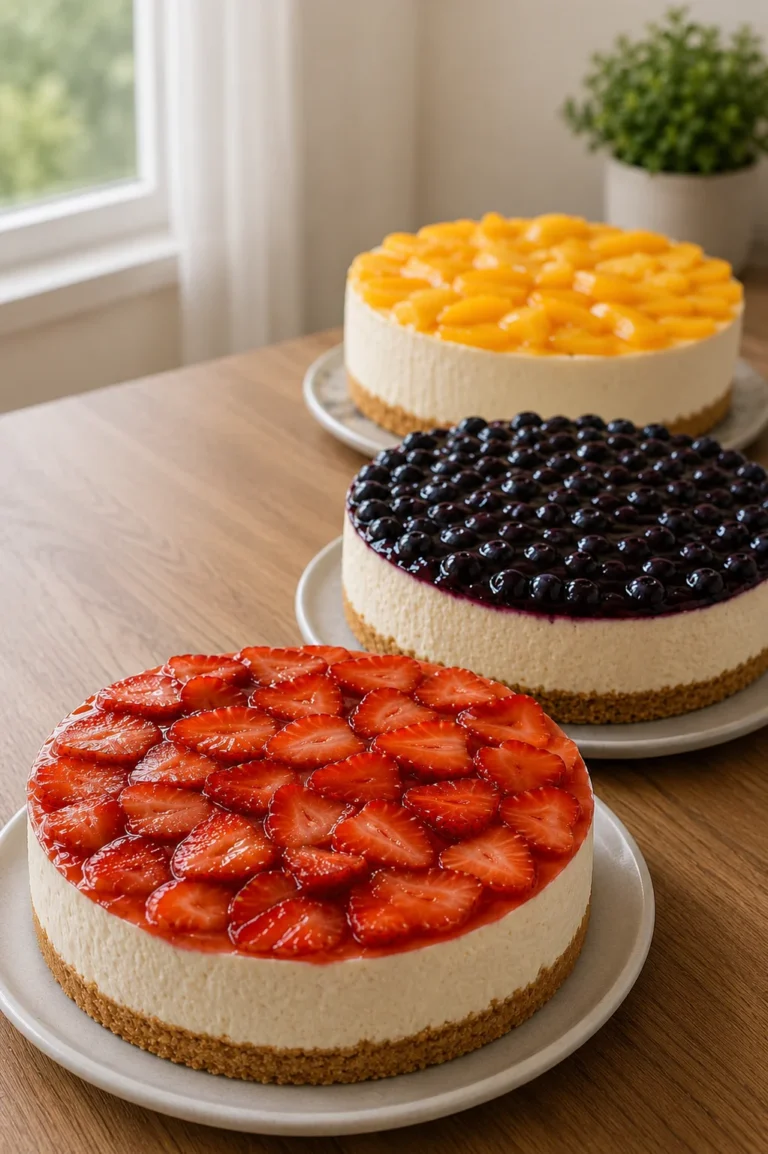 Cheesecake cu căpșuni