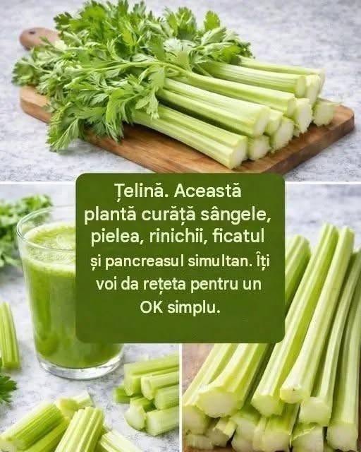 De ce este sucul de țelină o comoară pentru sănătatea ta?… vezi mai mult