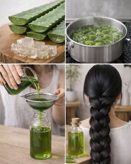 Cum se prepară ulei de aloe vera pentru o creștere mai rapidă a părului și pentru a opri căderea părului…