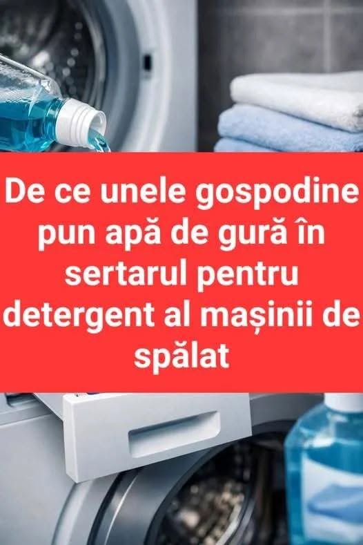 De ce pun unii oameni apă de gură în mașina de spălat. Trucul care promite haine mai proaspete