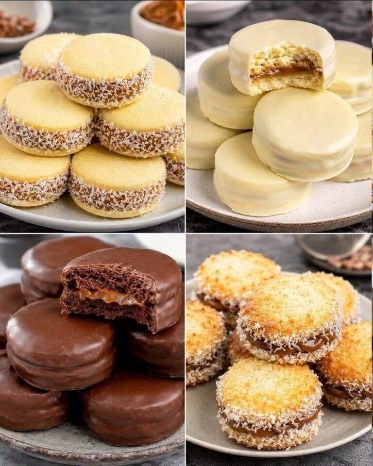 4 REȚETE UȘOARE DE ALFAJORES