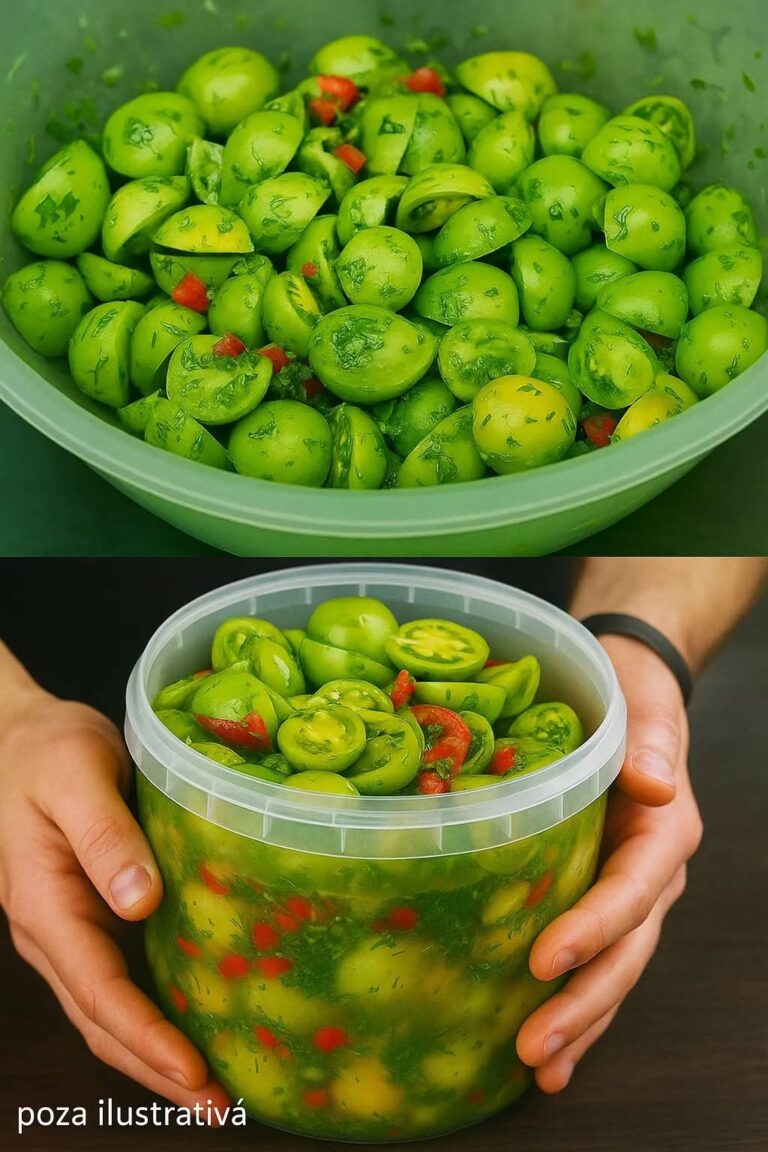  Salată din roșii verzi – delicioasă, aromată și plină de prospețime!