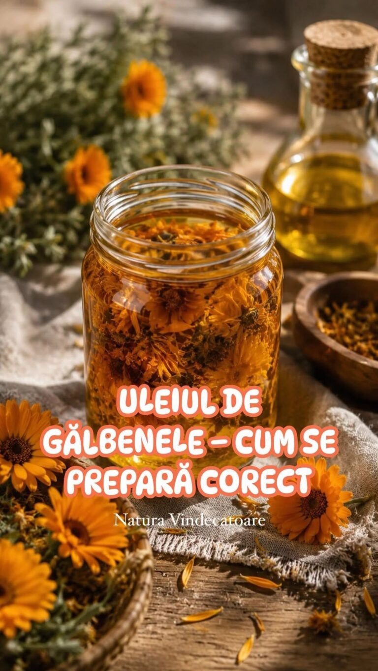 Uleiul de gălbenele – cum se prepară corect
