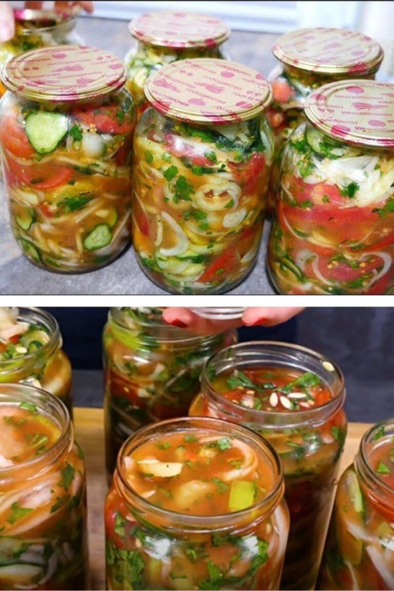 Salată asortată la borcan: rețeta plină de vitamine care păstrează gustul verii pentru iarnă