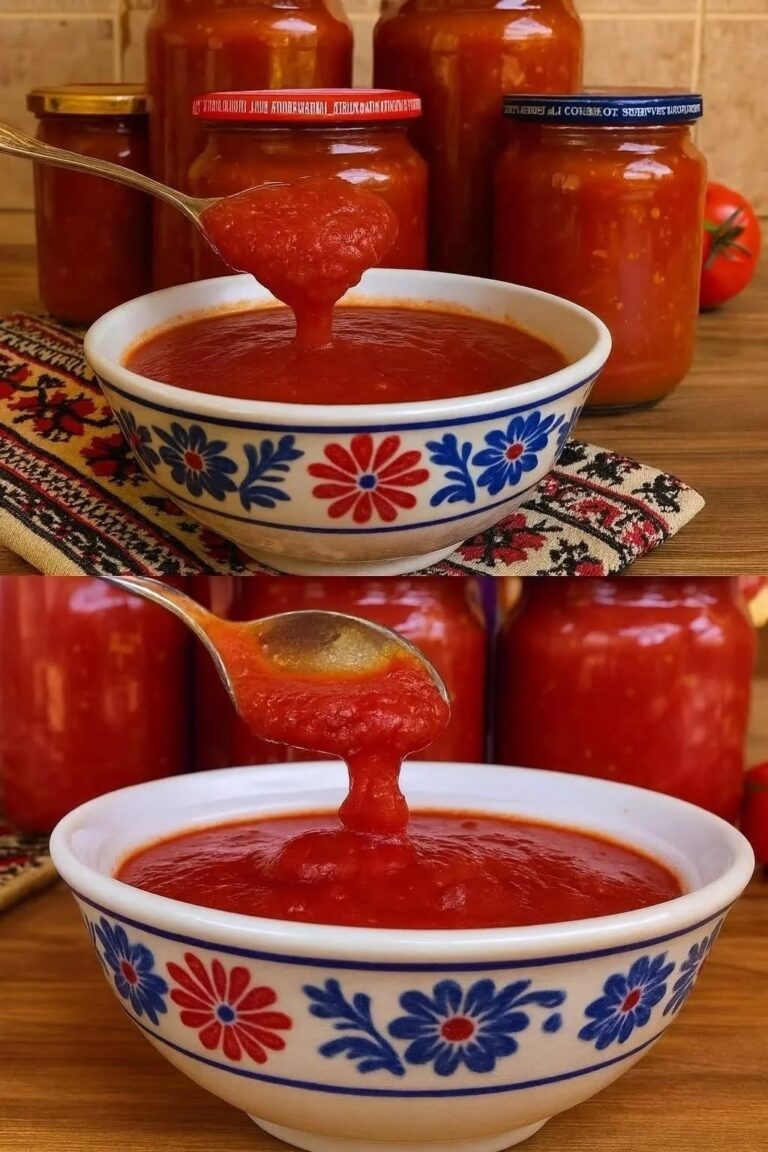 Adevăratul ketchup de casă — aromat, gros și natural. Atât de gustos, încât îl pregătesc nu doar pentru mine, ci și pentru vânzare! Niciunul din magazin nu se compară cu el.