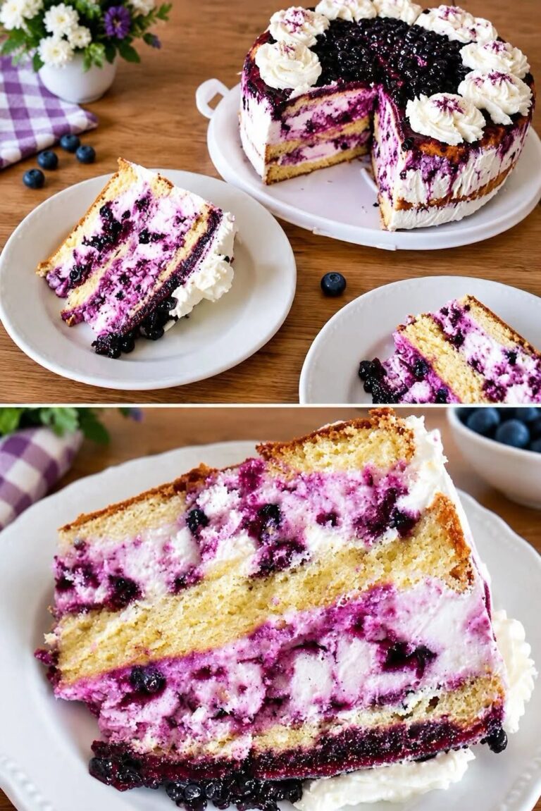 Tort cu afine si crema de branza, un adevarat rasfat
