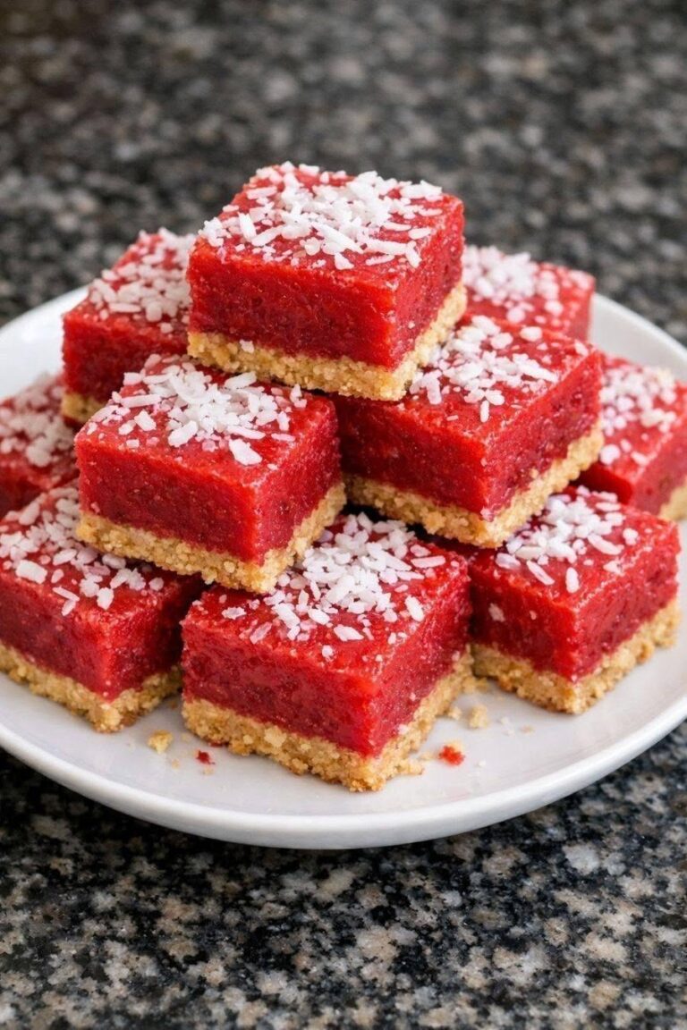 Brownies „Red Velvet” din 5 ingrediente Randament: 12 bucăți Ingrediente
