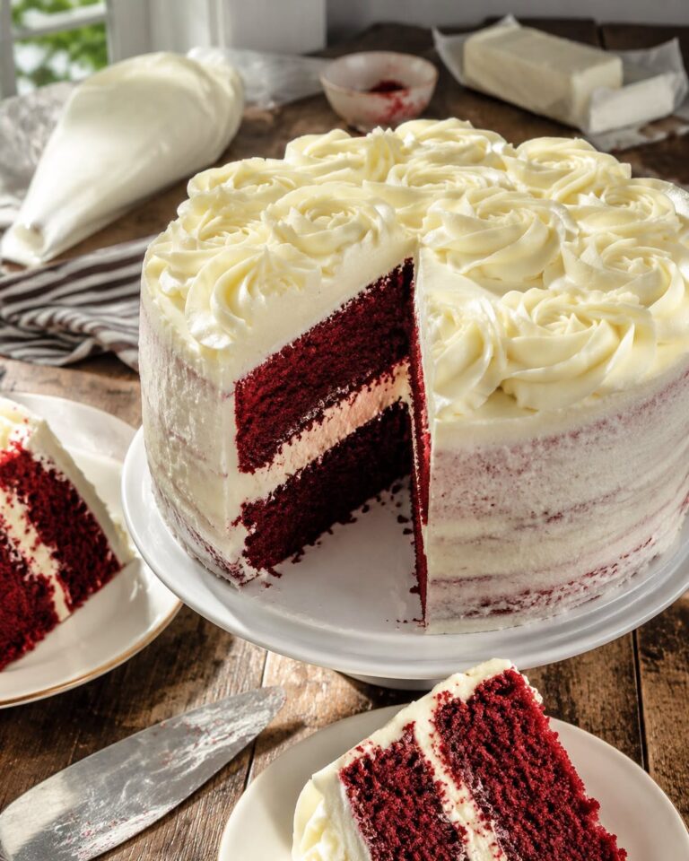 Tort Red Velvet super pufos, cu cremă de brânză  Am pentru tine un tort catifelat