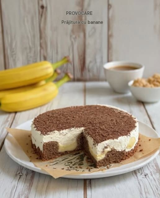 O provocare dulce: Prăjitură cu banane