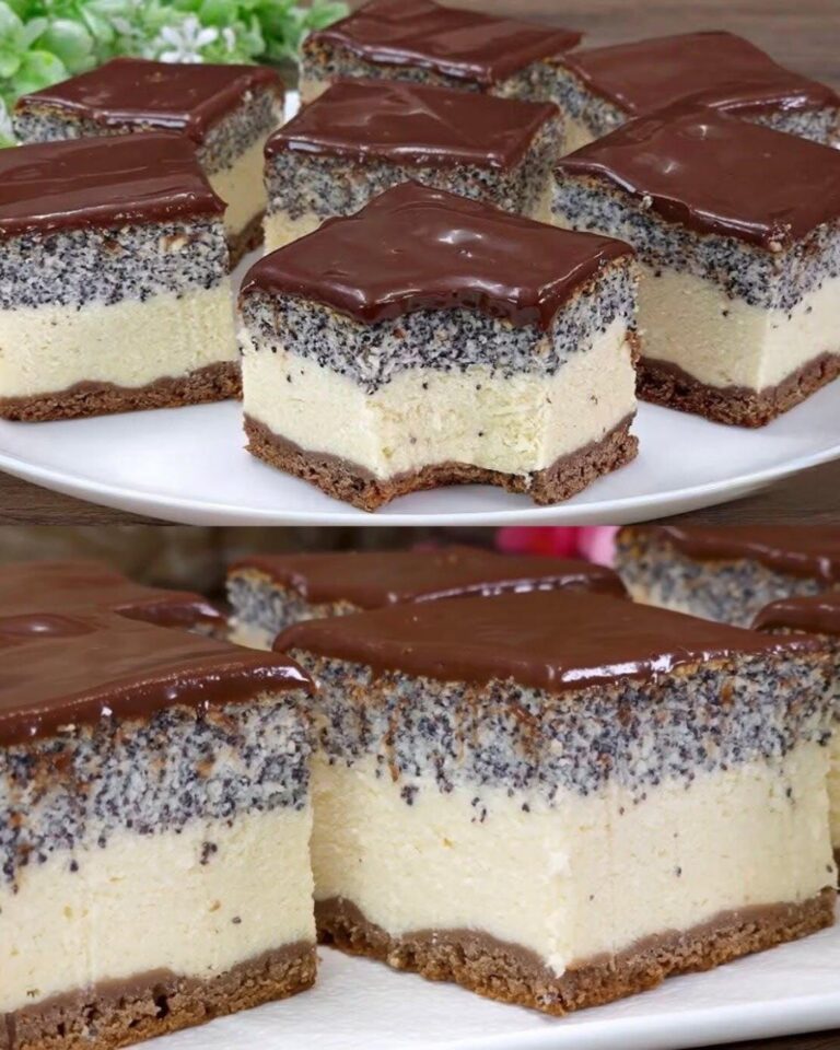 MARCĂ DE CASĂ: Tort cu mac și ganache de ciocolată – un desert de vis cu budincă de vanilie și griș