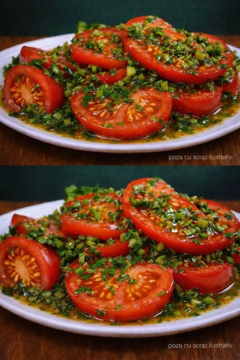  Salată aromată de roșii – aperitiv simplu, plin de gust