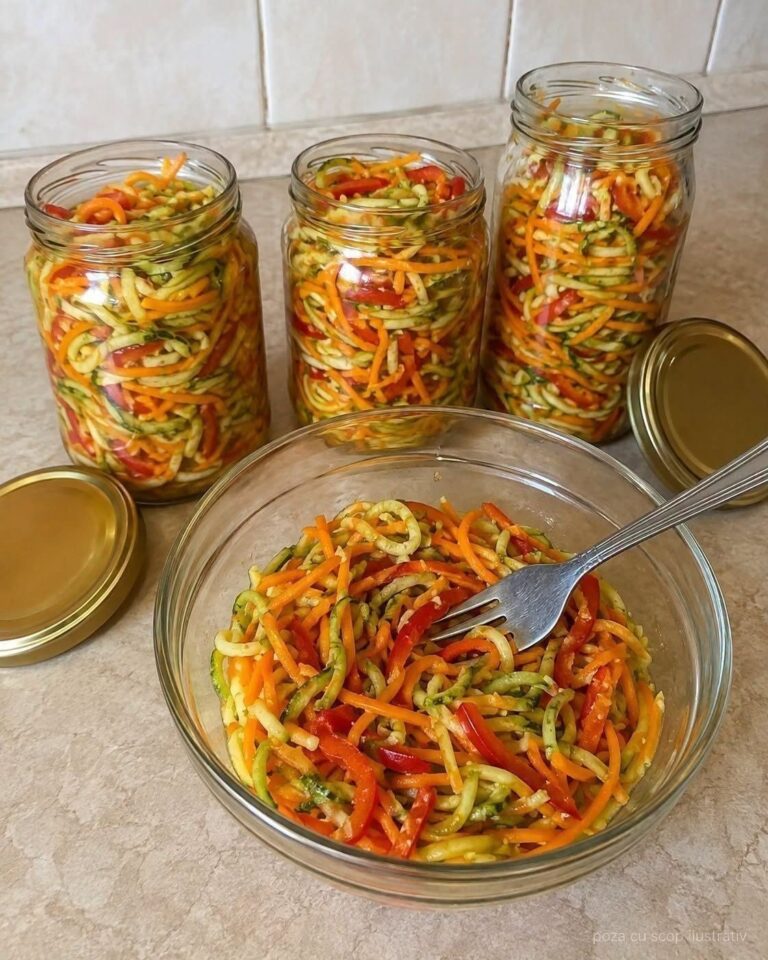 Nici 100 de borcane nu vor fi de ajuns pentru această salată fragedă și incredibil de gustoasă pentru iarnă!