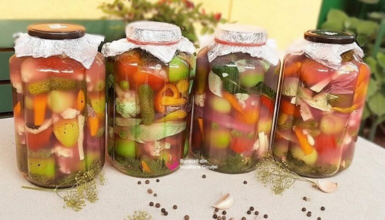 Murături Asortate la Borcan – Rețetă Simplă și Delicioasă