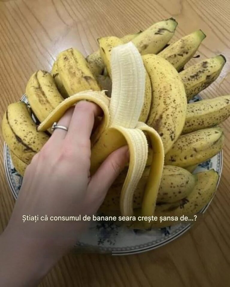 Dacă mănânci banane seara, îți crești… Vezi mai mult