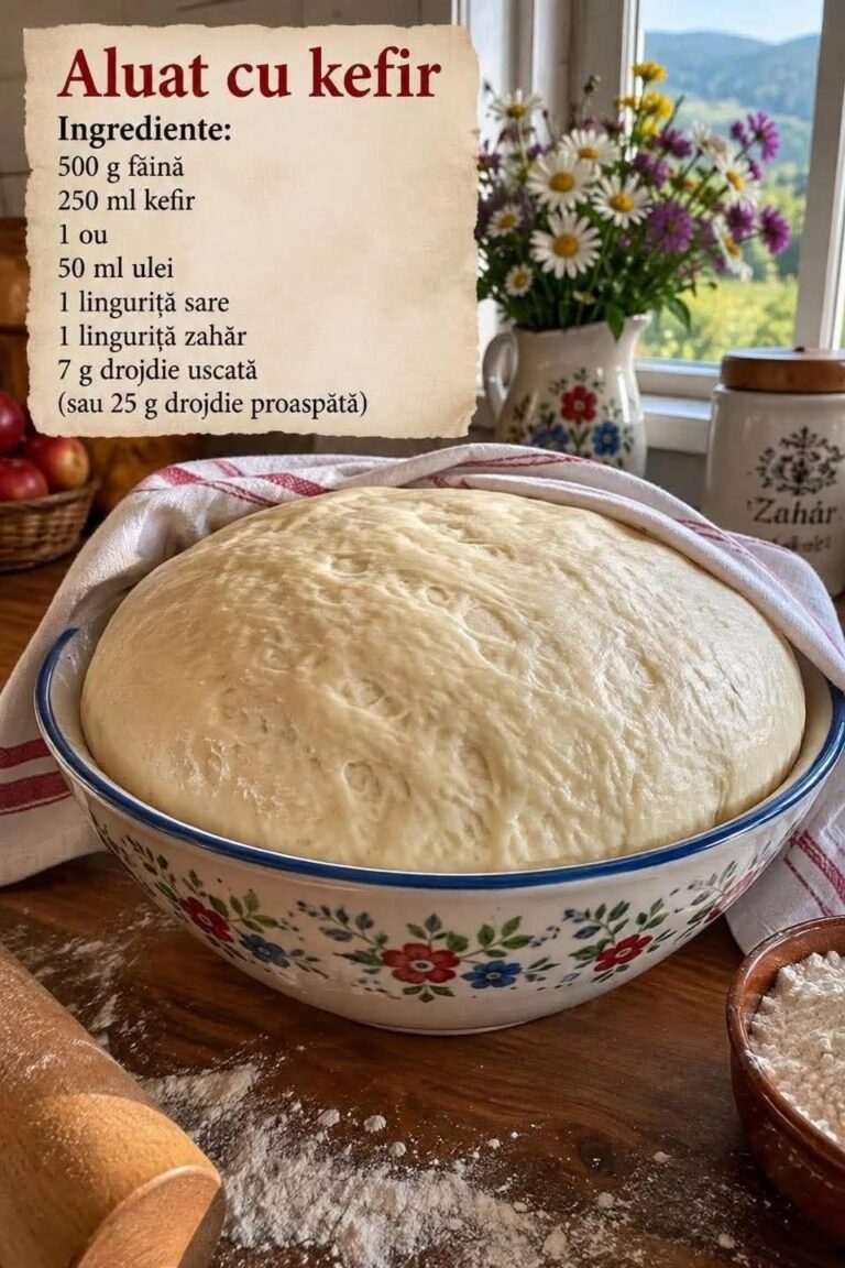 ALUAT CU KEFIR – moale, pufos și perfect pentru tot felul de bunătăți!