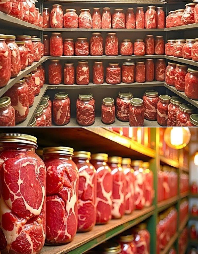 Am descoperit recent o metodă veche de conservare a cărnii care m-a lăsat fără cuvinte! Am gătit carnea în propria grăsime și acum o pot păstra până