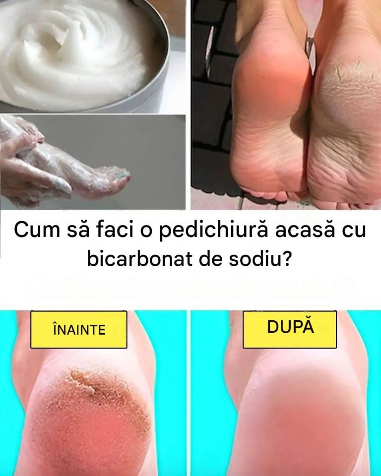 Răsfață-te cu o pedichiură asemănătoare unui spa, cu un ingredient de gătit: bicarbonat de sodiu.