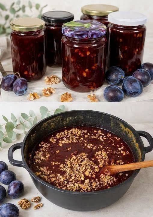Nuci ati pus vreodata la gemul de prune? Iese foarte bun!