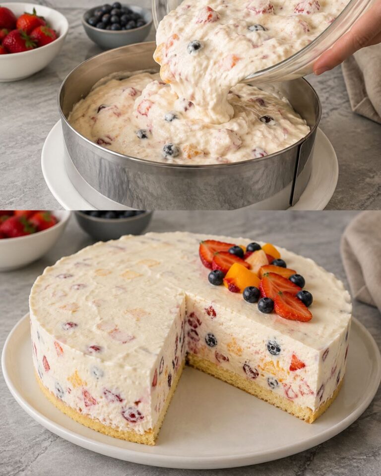 Tort cu mascarpone și fructe – desert răcoritor, fără coacere, perfect pentru orice ocazie