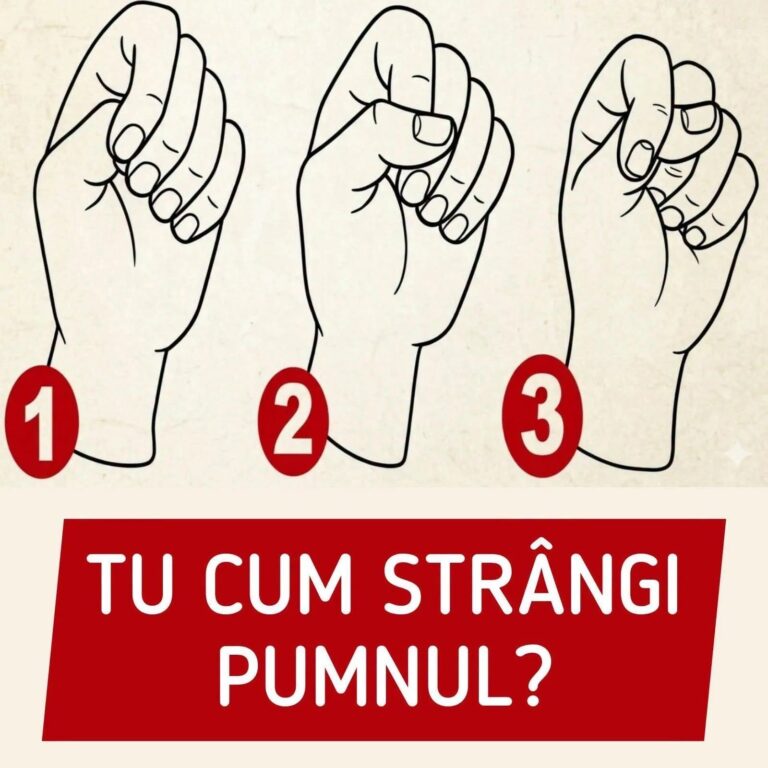 Test de personalitate: modul în care îți strângi pumnul 