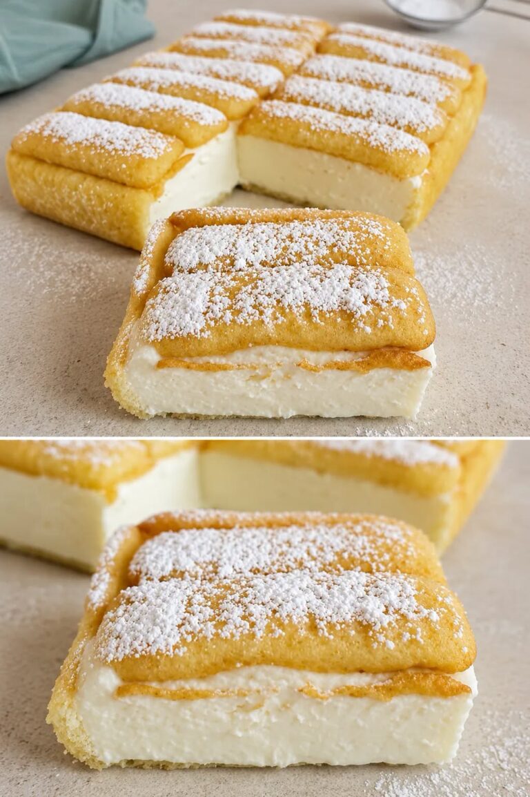 Descoperă rețeta de tort rece cu Pavesini și cremă ușoară, fără coacere. Un  desert de vară