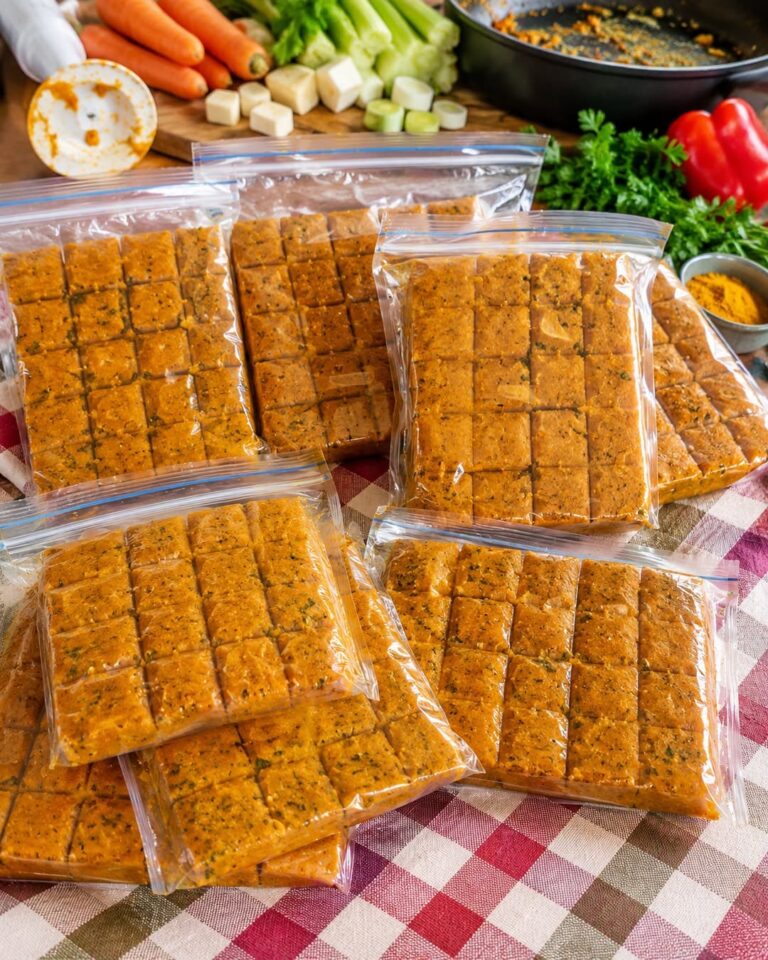Cuburi de bulion din legume proaspete 
