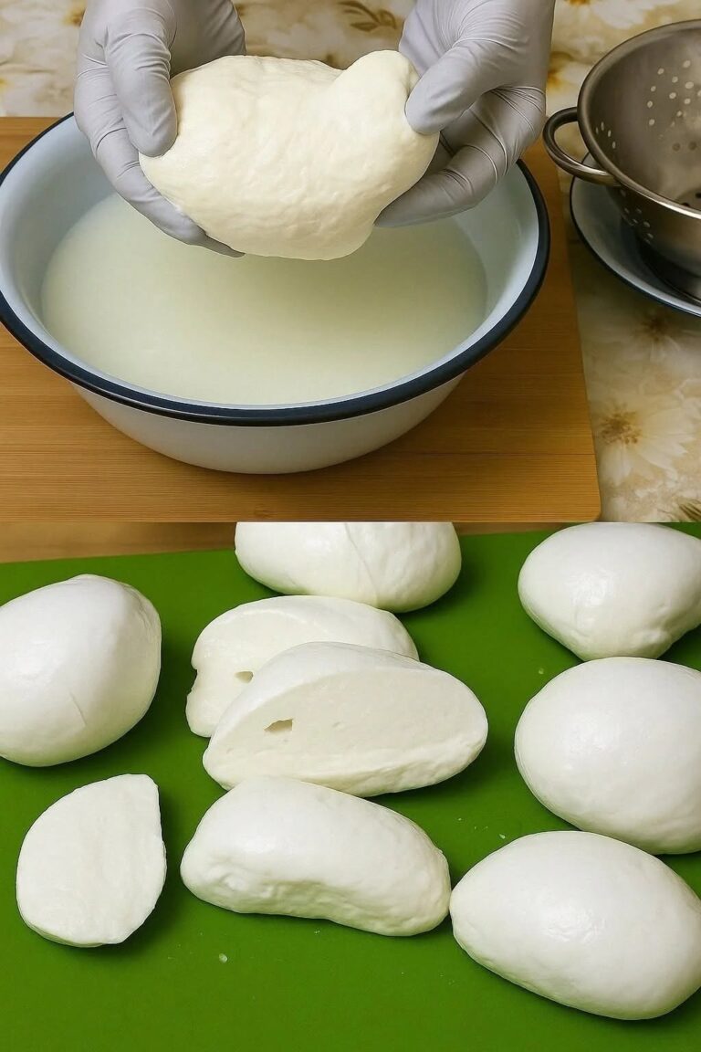 Mozzarella de casă în 30 de minute: o preparăm din lapte din magazin, iese moale