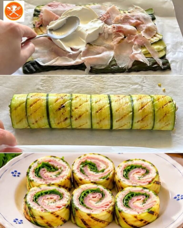 CEA MAI BUNĂ ROLL DE VARĂ! 😍 Dovlecei, șuncă, brânză și rucola 😎 Proaspete, ușoare și perfecte pentru un prânz sau o cină în familie