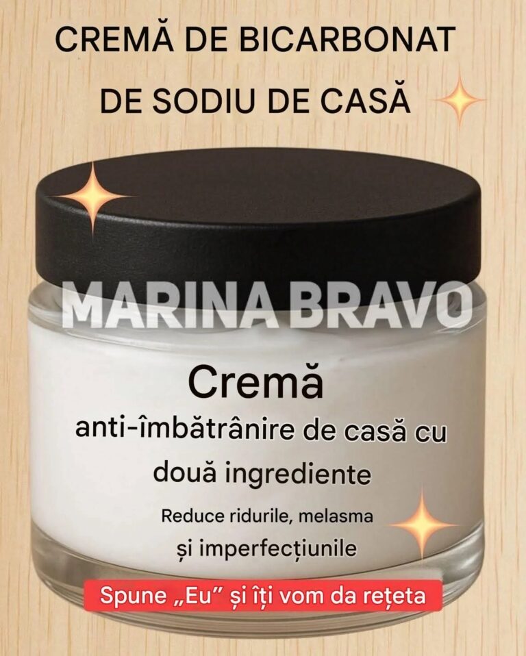 Un preparat pe bază de bicarbonat de sodiu pentru o față mai tânără