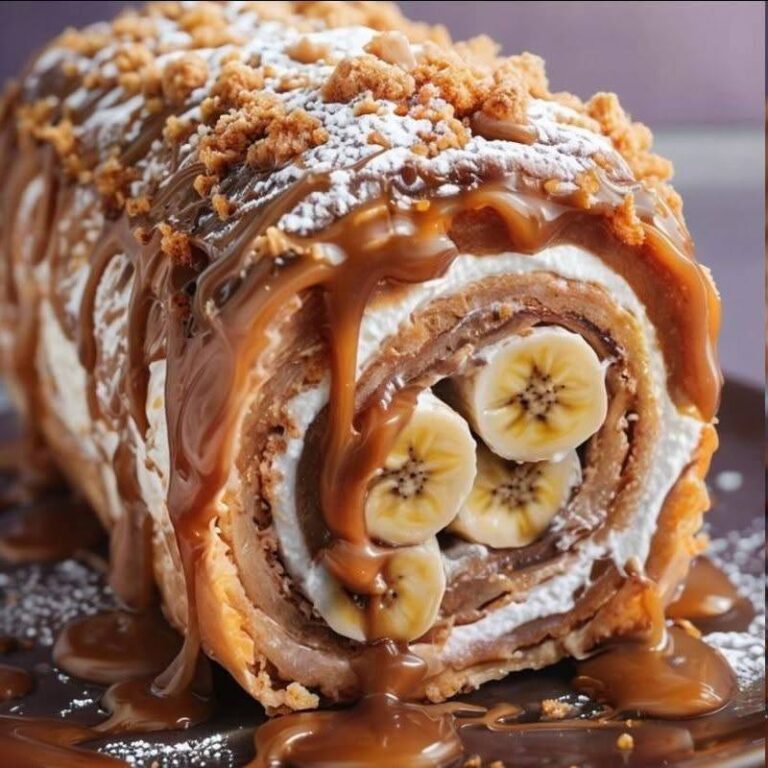 Prăjitură cu banane și caramel!