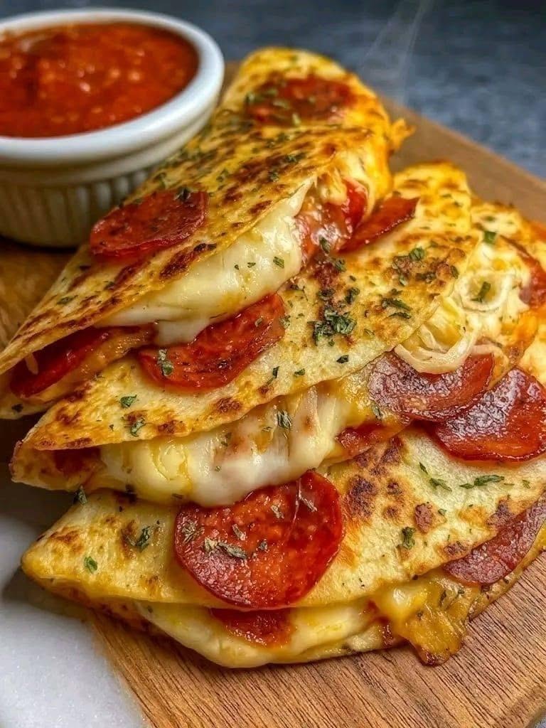 Pizza Pepperoni Quesadilla