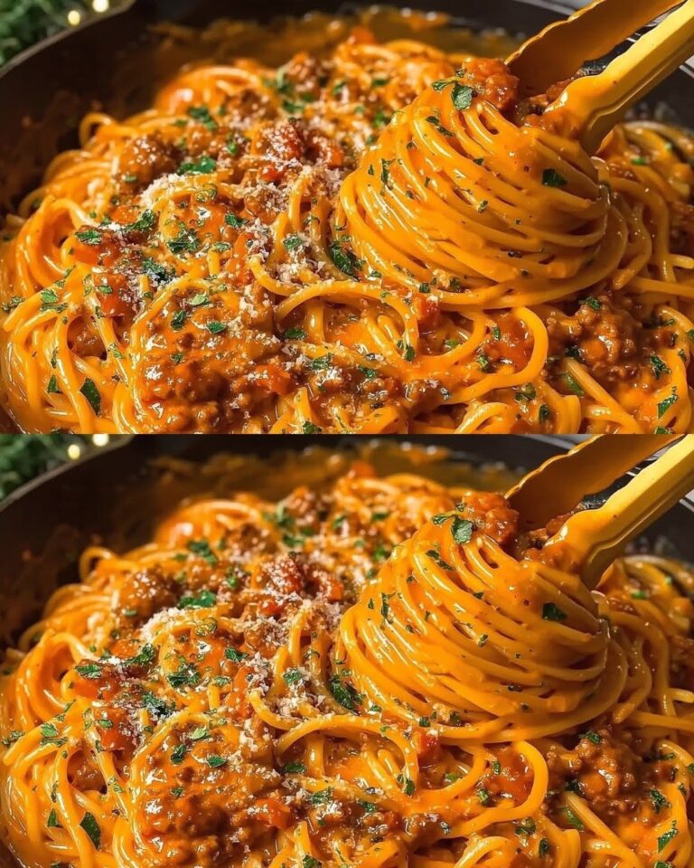 Pasta Cremoasă cu Carne – Rețetă Rapidă și Sățioasă pentru Cină