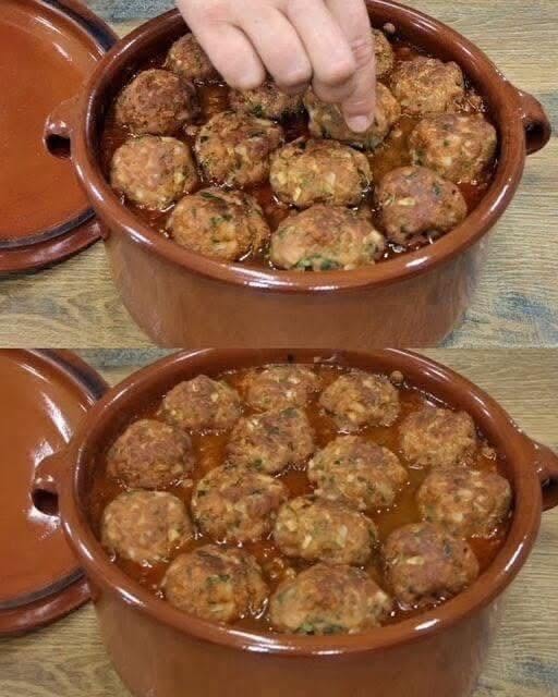 DE-ȚI LINGI DEGETELE…O mâncare irezistibil de gustoasă cu chiftele, ieftină și simplă, o rețetă pe care nu ați mai pregătit-o până acum…