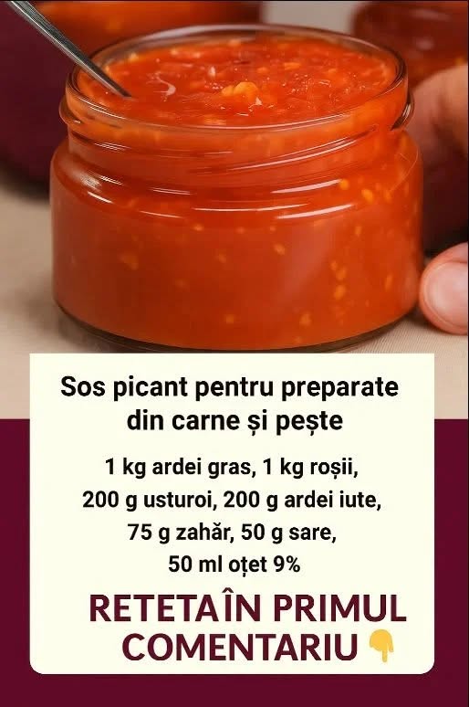 Sos picant pentru carne si peste – reteta delicioasa de casa pentru carne de porc, vita, pui sau peste