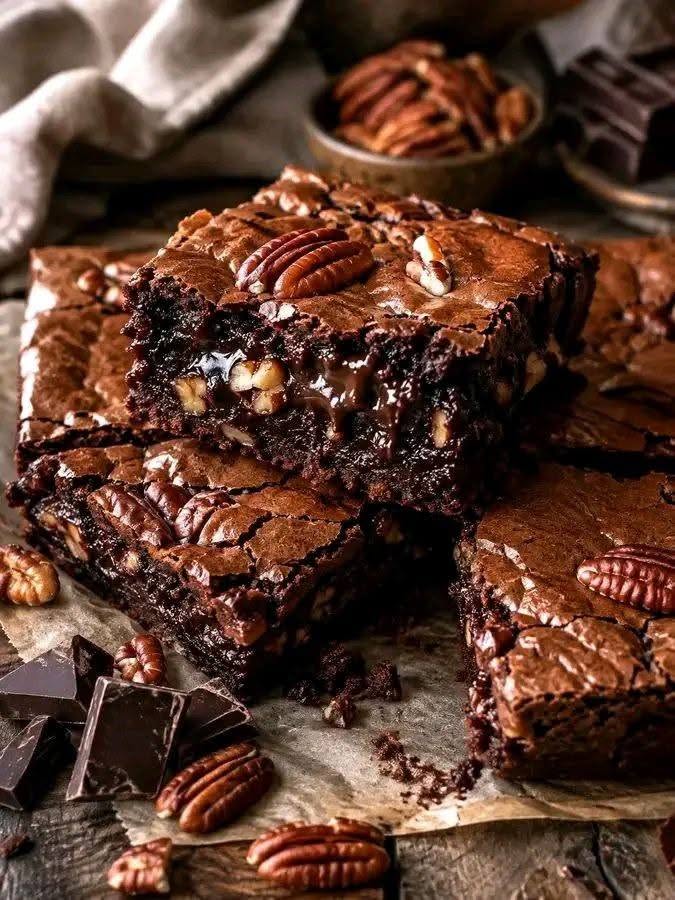 Cea mai irezistibilă negresă cu nuci pecan!